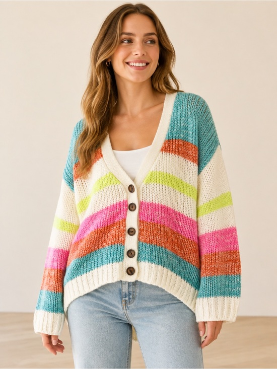Sweaters - 🎉5 for $45🎉 Fantastic Fawn cardigan sweater size s